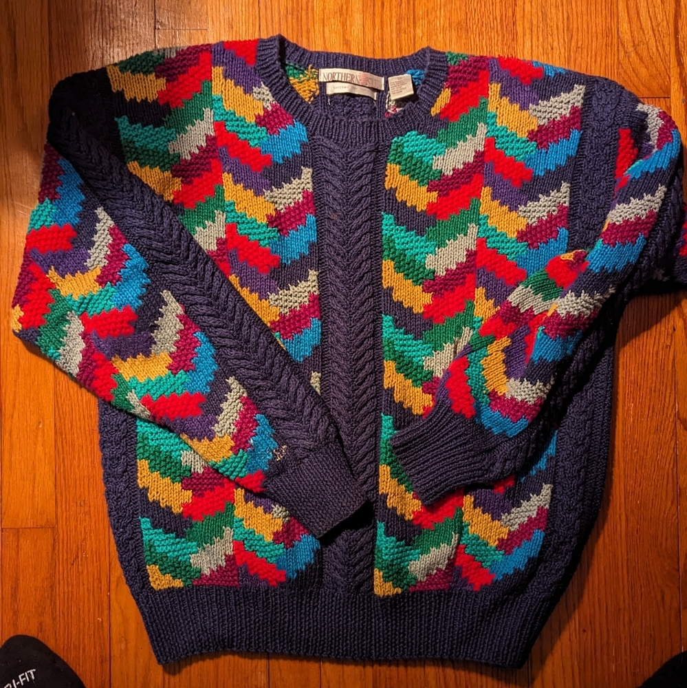 Northern isles vintage knit sweater